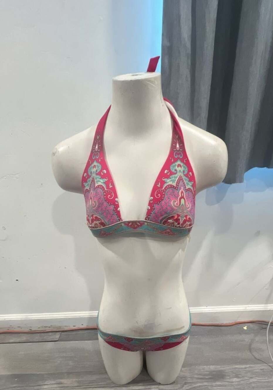 Victoria's Secret Paisley Halter Bikini Set
